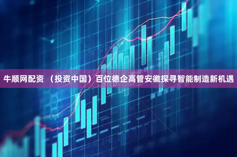 牛顺网配资 （投资中国）百位德企高管安徽探寻智能制造新机遇